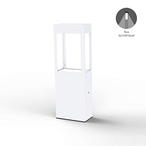 Tetra N° 2; Clear polycarbonate Built-in LED 2700°K warm white SYM 12W; Pure white