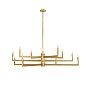 Люстра Arteriors Griff Large, античная латунь — фото 4
