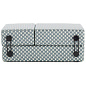 06047OB Kartell Trix Кушетка для улицы, Liberty Obi Check / Синий — фото 1