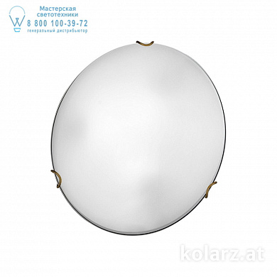 Kolarz MOON A1306.12.4 потолочный светильник состаренная латунь ø40cm высота 9cm 2 лампы e27
