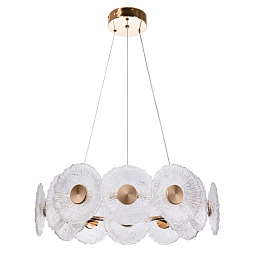 A2097LM-90GO Arte Lamp CHERISH подвесной светильник с кольцевыми плафонами из стекла