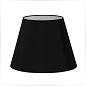 2P0233 Black textile shade ø400×290 абажур Faro barcelona