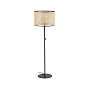 64313-49 MAMBO BLACK FLOOR LAMP RATTAN LAMPSHADE ø450*313*ø торшер Faro barcelona