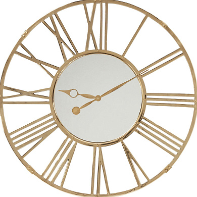 61423 Настенные часы Giant Gold Ø120см Kare Design