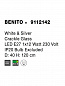 9112142 BENITO Novaluce светильник LED E27 1x12W 230V IP20