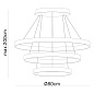 HL 6-1722/40/60/80 - 390/3 Pendant light KOLK, concentric, Ø 40/60/80 см Orion — фото 2