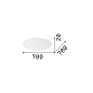 270050 Ideal Lux SET UP DISCO ACRILICO D70 scatter lens — фото 1