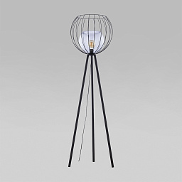 a059497 TK Lighting Universo напольный торшер с металлическим каркасным плафоном