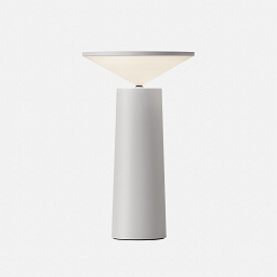 10-8327-14-14 Leds C4 Cocktail настольная лампа с плоским дисковым плафоном белого цвета