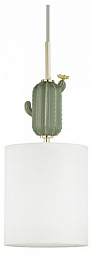 5425/1 Odeon Light Cactus подвесной светильник с зелено-золотым корпусом в форме кактуса