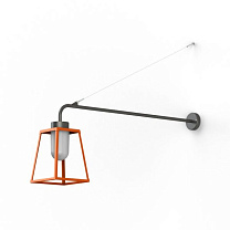 Lampiok 1 N° 6; Frosted glass E27 52W; Pure orange