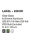 838190 LAVAL Novaluce светильник LED E14 1x5Вт 230В IP20