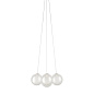 22121 1327 Lodes Random Cloud 7 Luci 23cm люстра дизайнерская с семью источниками света сатиновый белый — фото 1