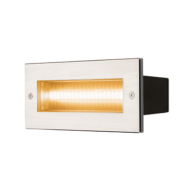 233650 SLV BRICK LED SYMETRIC светильник встраиваемый IP65 9W, 3000К, сталь