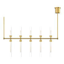 Linger 48 Linear Suspension natural brass 3000K 90 CRI