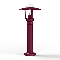 Newpark N° 4; Clear glass E27 105W; Wine red