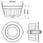 1010759 SLV Downlight встраиваемый потолочный светильник 5Вт 4000К 60° — фото 2