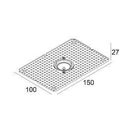 MOUNTING KIT PLUG O.F.A. Delta Light OPTIONS монтажный комплект