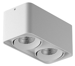 052326-IP65 Lightstar Monocco уличный накладной двойной светильник белый IP65
