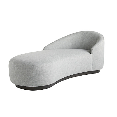 8146 Turner Chaise Iceberg Linen Grey Ash Arteriors диван