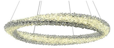 подвесной светильник с тремя кольцами латунь