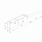 Ввод питания Slim Magnetic Elektrostandard a066519 — фото 2