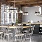 Eastmont 3 Light Chandelier with Clear Glass Polished Nickel and Walnut Wood люстра 52402PN Kichler — фото 2