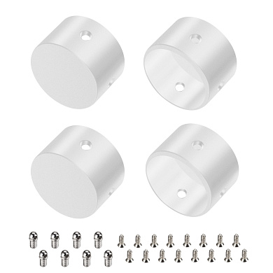 Глухая металлическая заглушка Arlight WPH-FLEX-D22-360deg ALU