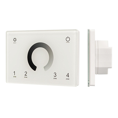 028398 Arlight Панель Sens SMART-P79-DIM White (230V, 4 зоны, 2.4G)