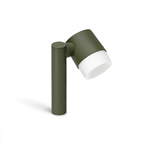 Уличный светильник-столбик Lombardo Clic Up Garden, 5 Вт, зеленый RAL 6003