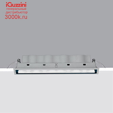 P148 Laser Blade iGuzzini Recessed frame - LED - Warm White  - Incorporated DALI dimmable power supply - Wall washer optic