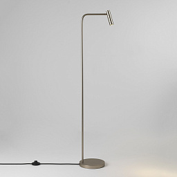 1058058 Astro lighting Enna торшер с цилиндрическим модулем на тонкой стойке матовый никель