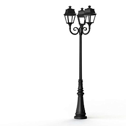 102129000 Roger Pradier Avenue 2 уличный фонарный столб с тремя плафонами на декоративной стойке