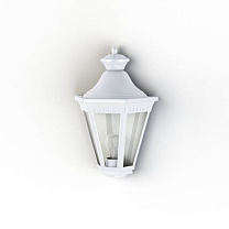 Victoria N° 1; Clear polycarbonate E27 75W; White