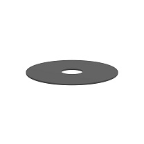 LUNIZ FOOT CERAMIC DISK Ø70CM BLACK