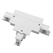 Black left “T” connector with frame