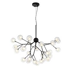 SL376.403.27 ST-Luce Demele подвесная люстра с множеством прозрачных шаров на тонких металлических ветвях