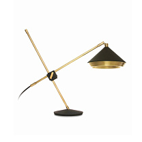 SHEAR - lampe de table/Laiton et noir mat