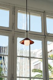 Уличный подвесной светильник Tagomago 22 Milan Iluminacion, антрацит, золотистый внутри