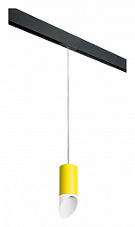 PRORP43336 Lightstar Rullo подвесной светильник с узким цилиндрическим плафоном жёлтого оттенка для однофазного трека