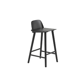 NERCOU0411 Muuto Nerd барный стул черный высота 65 см