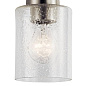 Winslow 1 Light Mini Pendant Brushed Nickel подвесной светильник 44032NI Kichler