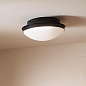 Bretta 17.75" 3 Light Flush Mount Black потолочный светильник 52545BK Kichler — фото 5