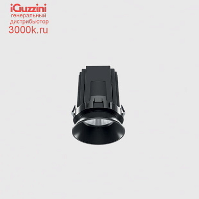 QA54 Laser iGuzzini Fixed round recessed luminaire - Minimal - medium - Super Comfort - Black