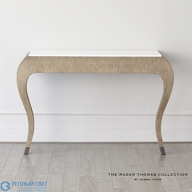 Paris Wall Console-Grey Sandblasted Oak Global Views консольный стол