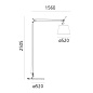 0510010A Artemide Tolomeo торшер — фото 3