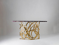 French Brass with Rosso Levanto