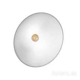 Kolarz Centro 0314.U15.3/aq21 потолочный светильник золото 24 карата белый ø62cm высота 8cm 5 ламп e27