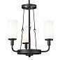 Vetivene 3 Light Chandelier Textured Black люстра 52450BKT Kichler