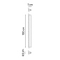 177211/11 Vibia Offset Настенный светильник Up&Down Surface Grazer 100 см - 1772 — фото 1